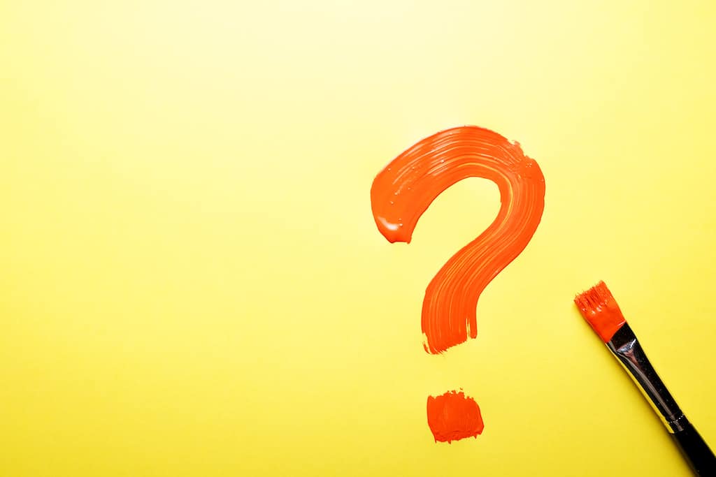 Question mark with yellow background and painted red question mark. | Residential HVAC Code Requirements