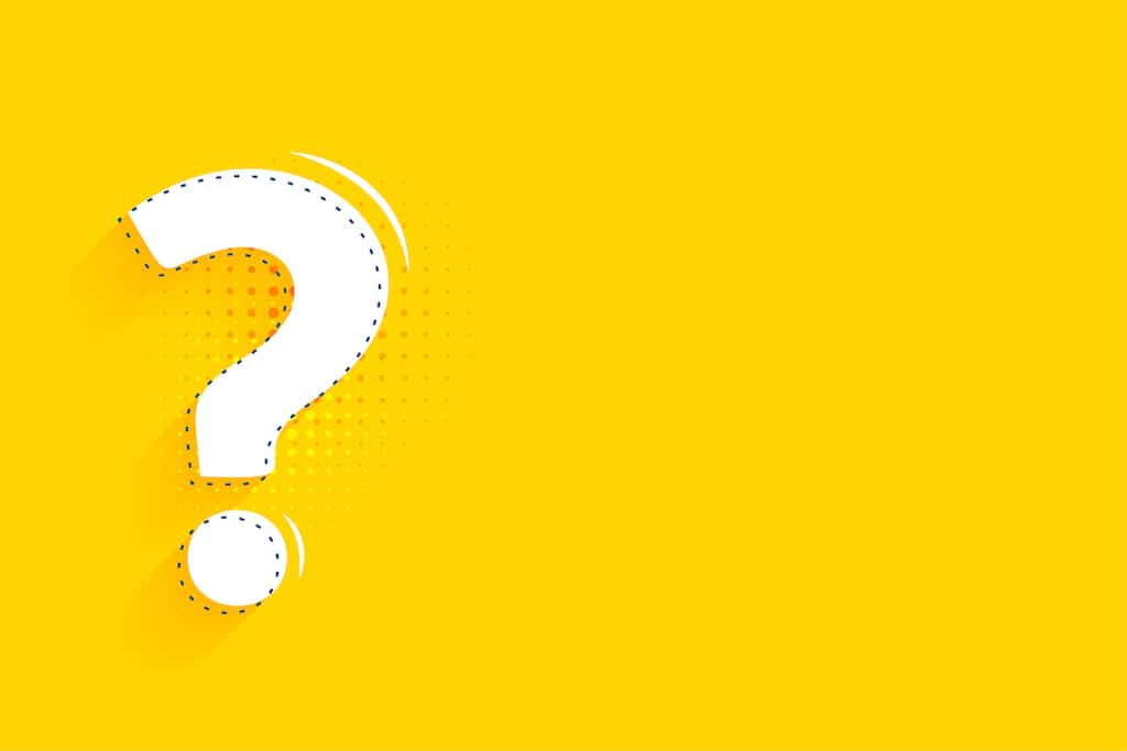 White question mark with yellow background. | AC Repair in Fort Worth