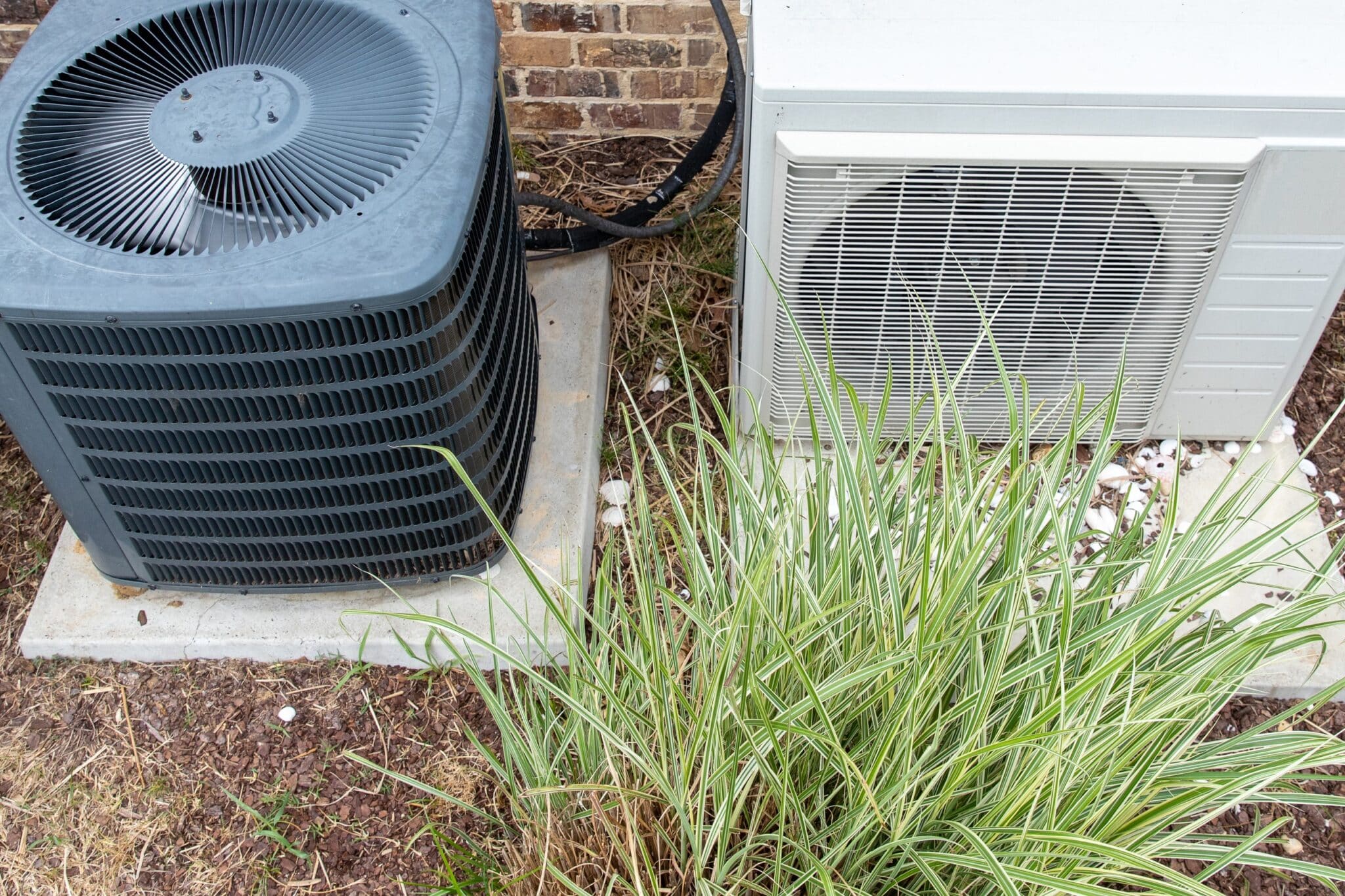 HVAC Air Conditioner Compressor and a Mini-split system, Zone Heating.