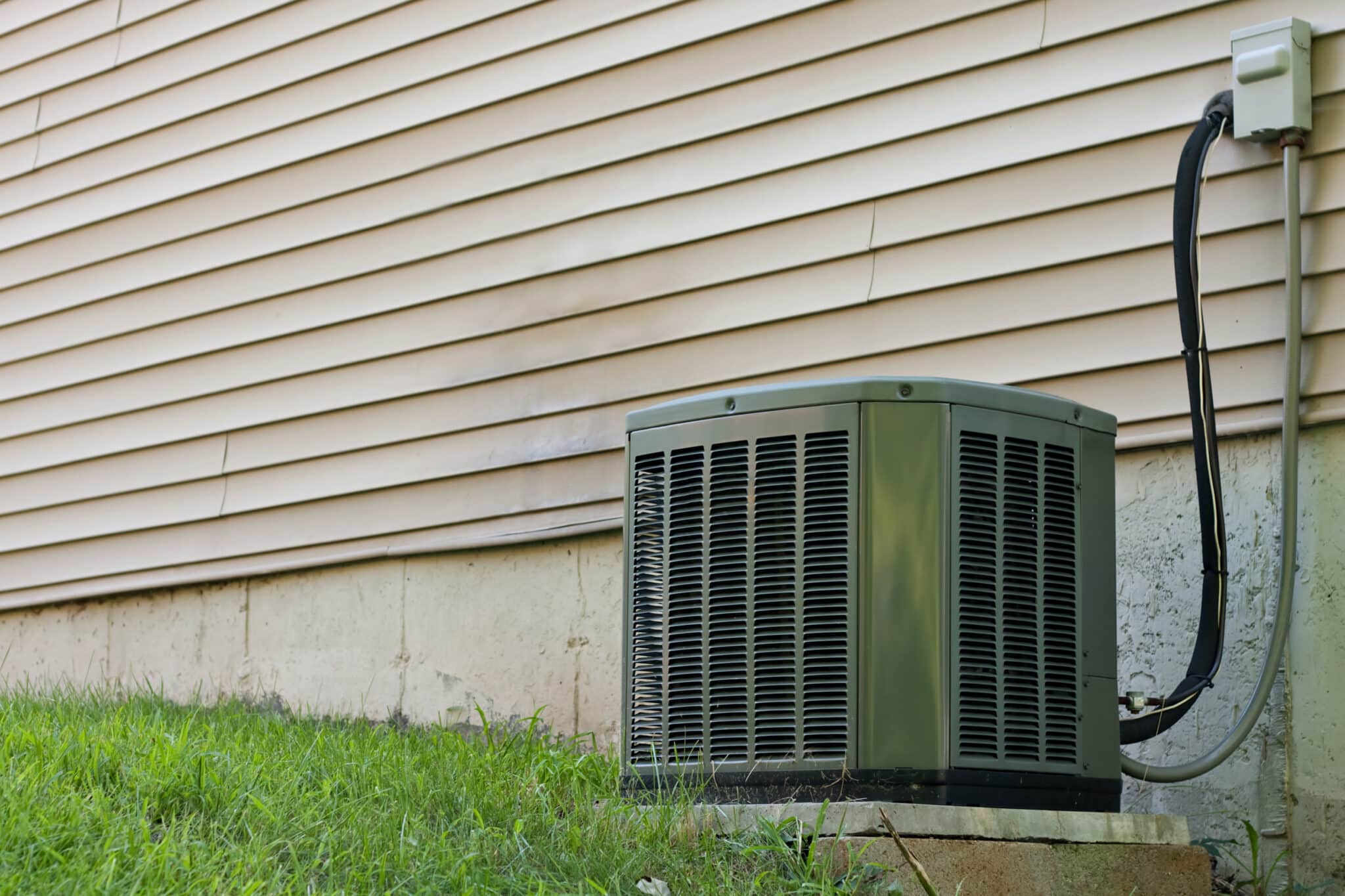 Residential Central Air Conditioner Unit, HVAC.