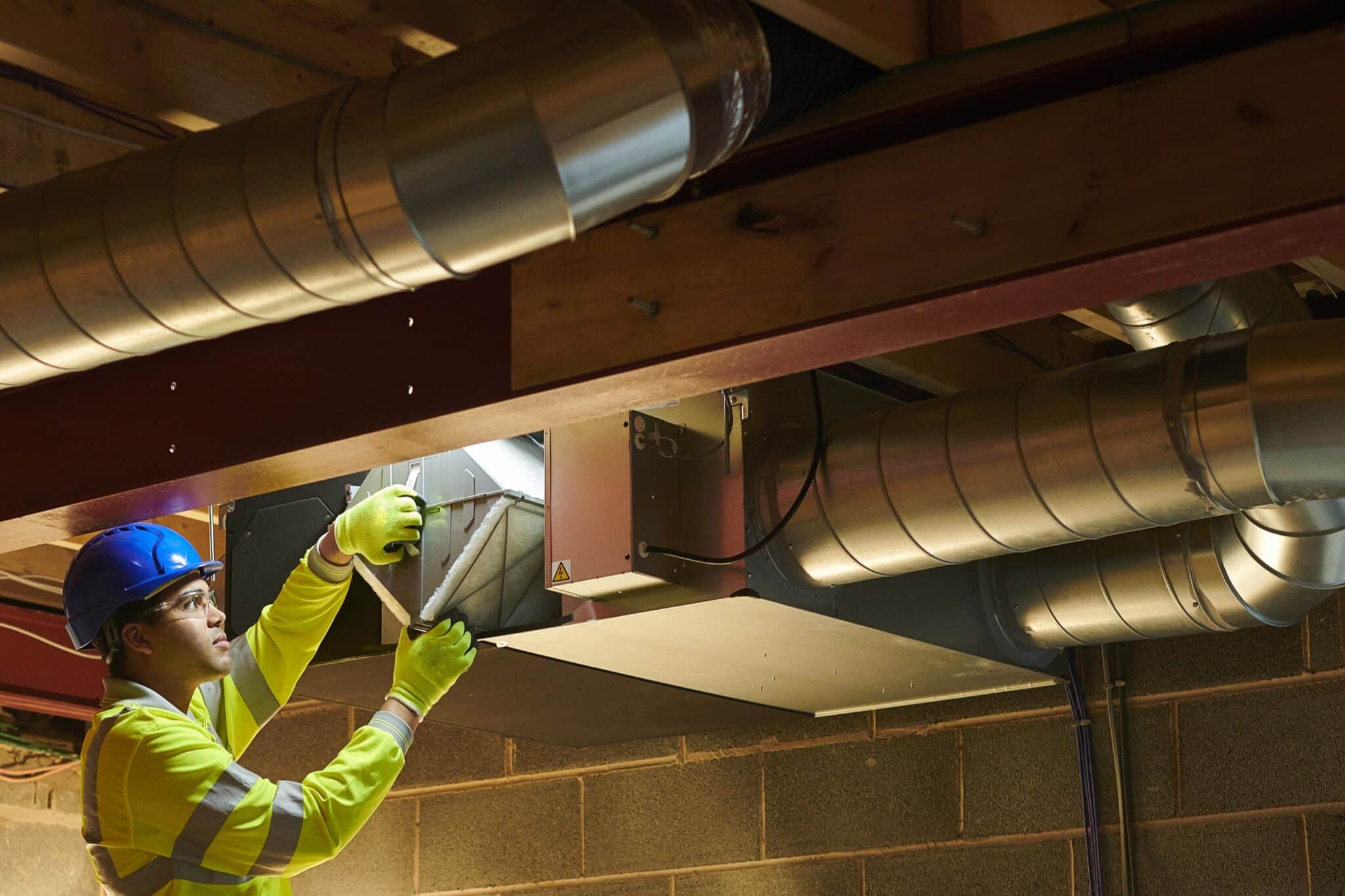 Plenum Maintenance, HVAC Systems.