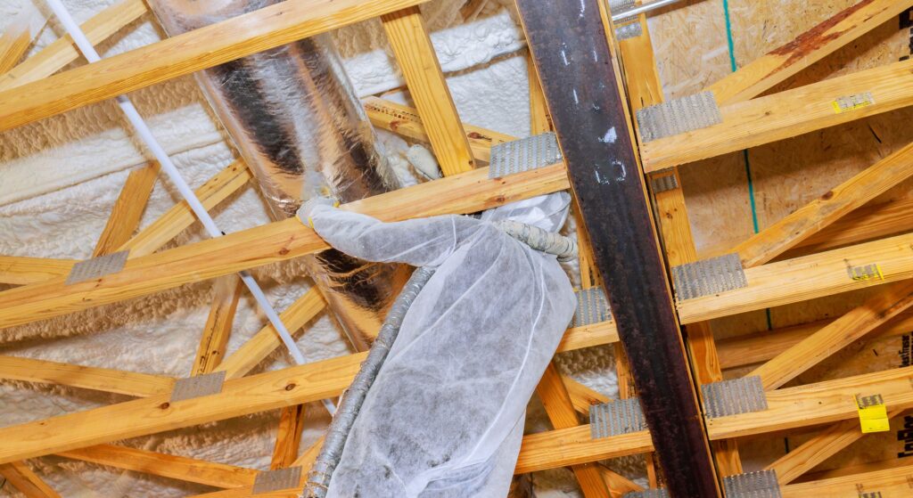 Attic insulation check to support HVAC performance