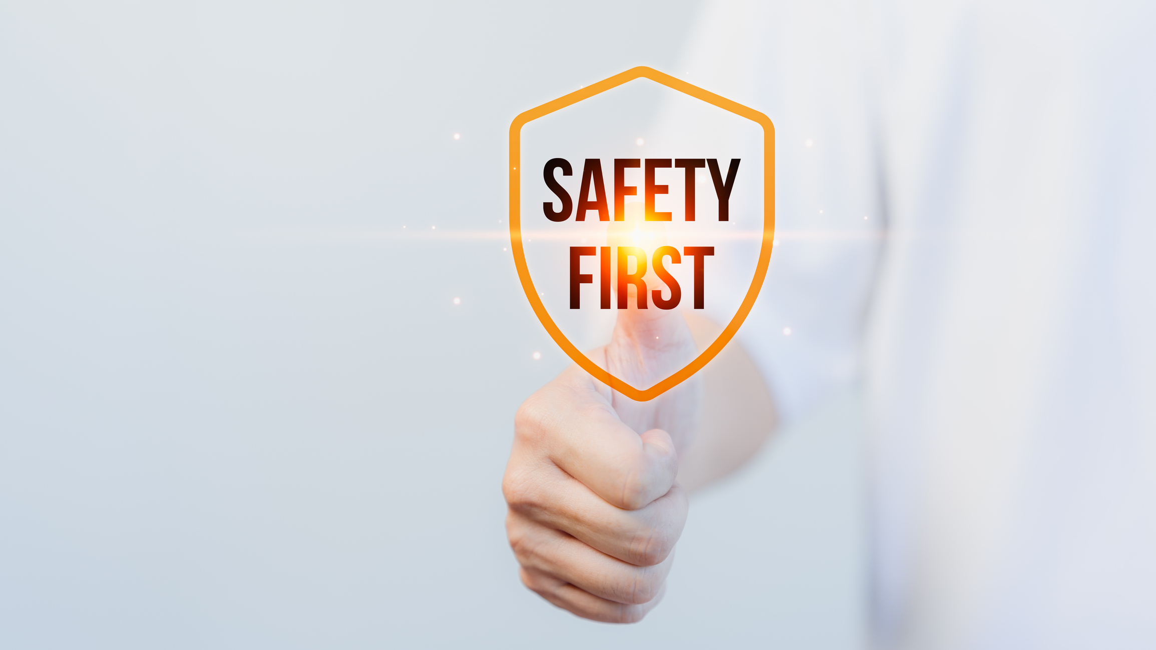 Safety precautions for handling pilot light issues.