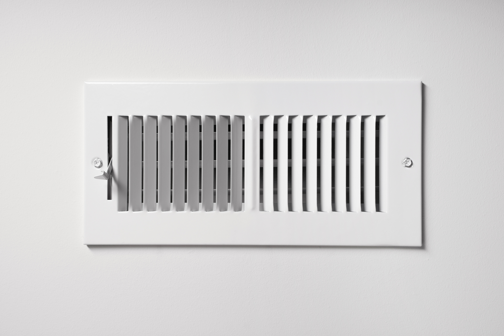 Air register draft tuning for even room temperatures.