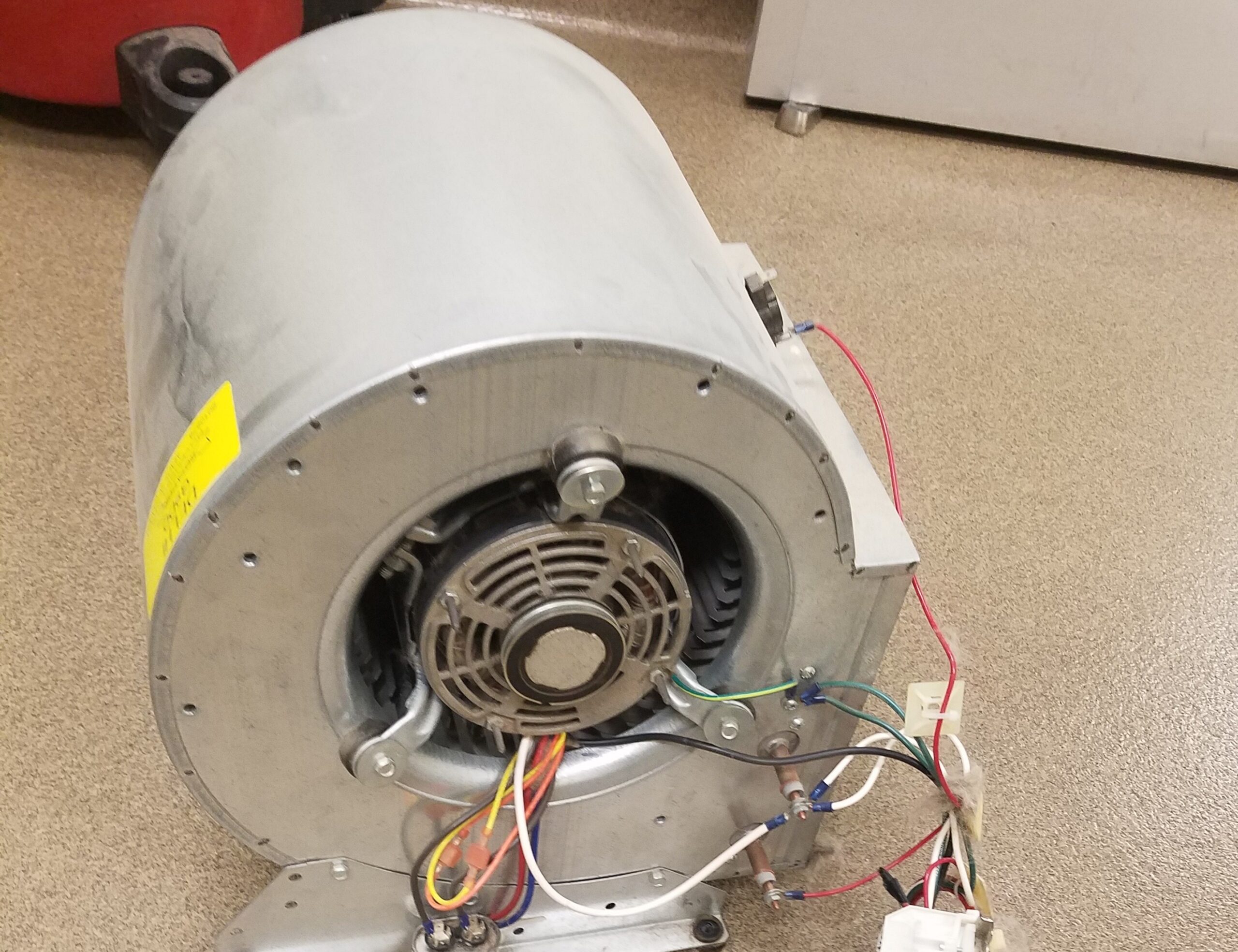 Blower housing alignment.