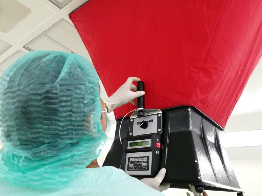 Flow Hood Survey Validates Room Delivery