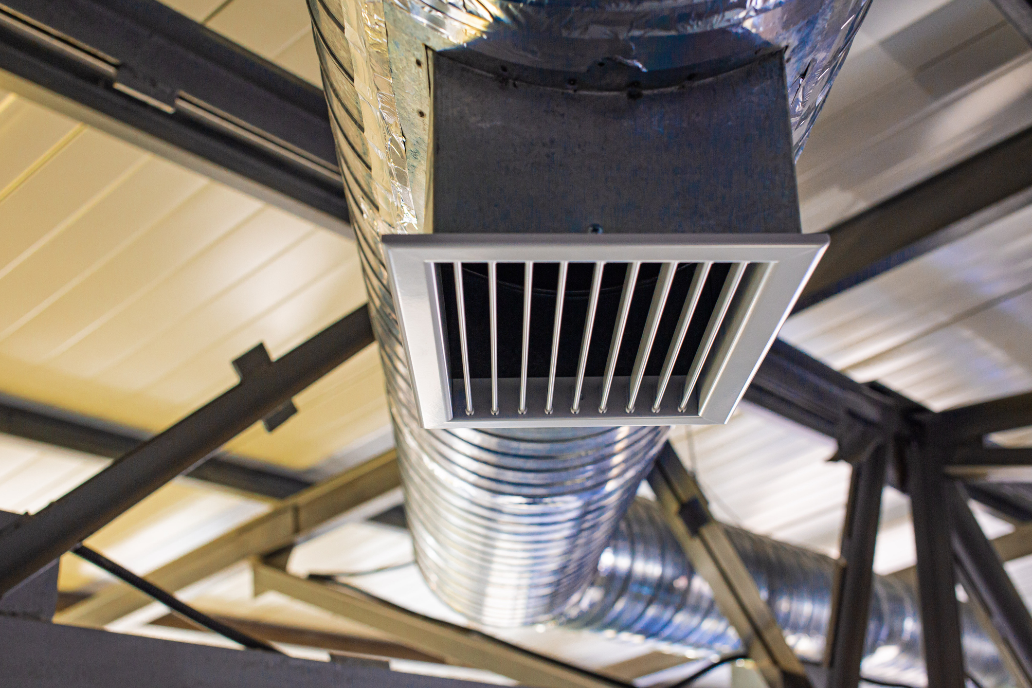 Duct dampers, Heating load tuning.
