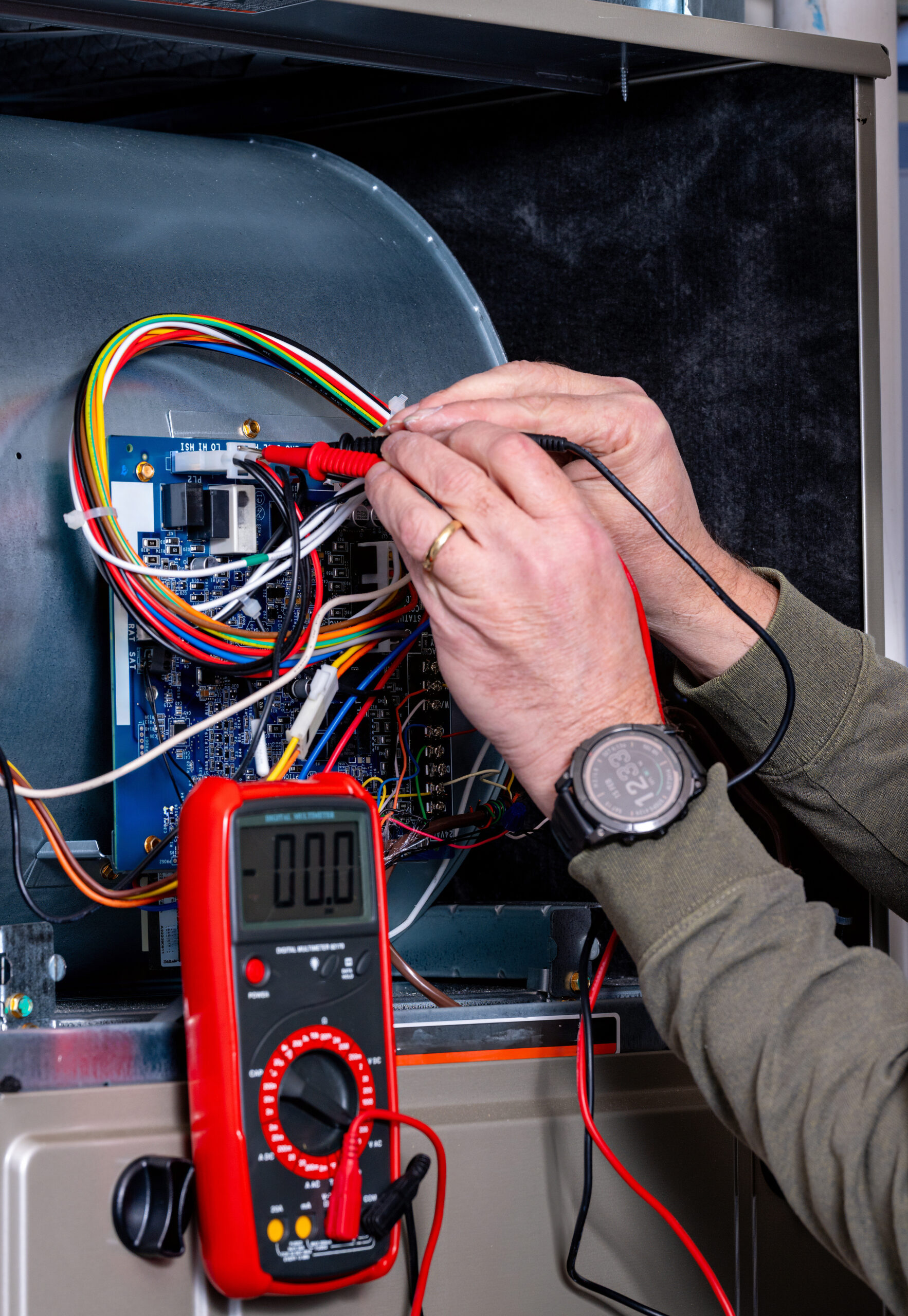 Checking wiring, Electronic air cleaner service.